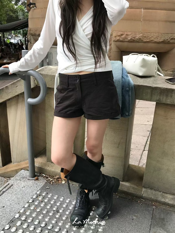 顯直腿迷你小短褲